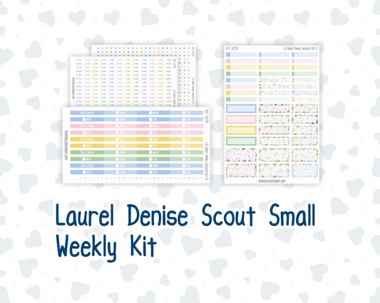 Kit 0279 - Laurel Denise The Scout Planner Small - Weekly Kit - August - Not Ready For School