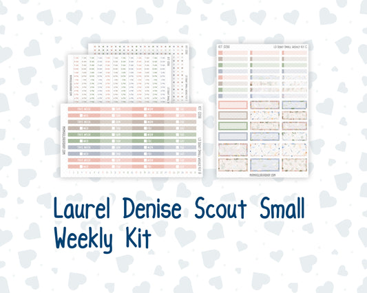 Kit 0266 - Laurel Denise The Scout Planner Small - Weekly Kit - May - Froggy Lake Picnic