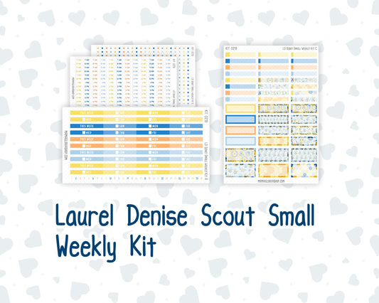 Kit 0219 - Laurel Denise The Scout Planner Small - Weekly Kit - May - Bee's Business