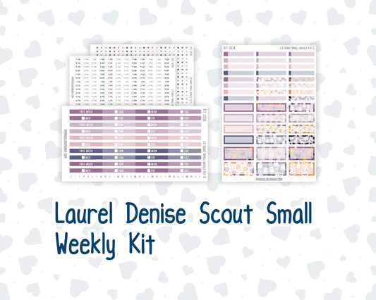 Kit 0236 - Laurel Denise The Scout Planner Small - Weekly Kit - October - Sweet & Spooky
