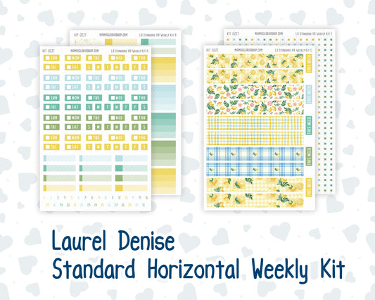 Kit 0227 - Laurel Denise Standard - Horizontal - Weekly Kit - July - Lemon Grove
