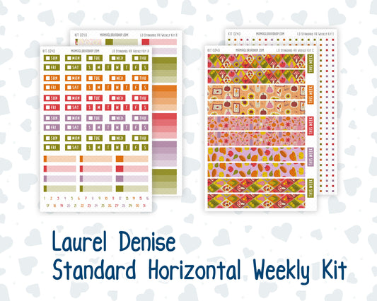 Kit 0240 - Laurel Denise Standard - Horizontal - Weekly Kit - November - Cozy Thanksgiving