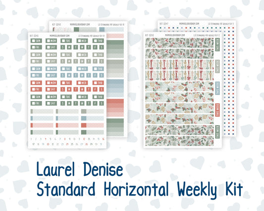 Kit 0245 - Laurel Denise Standard - Horizontal - Weekly Kit - December - Vintage Christmas