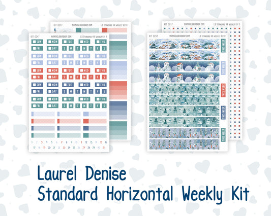 Kit 0247 - Laurel Denise Standard - Horizontal - Weekly Kit - December - Snow Day Adventures