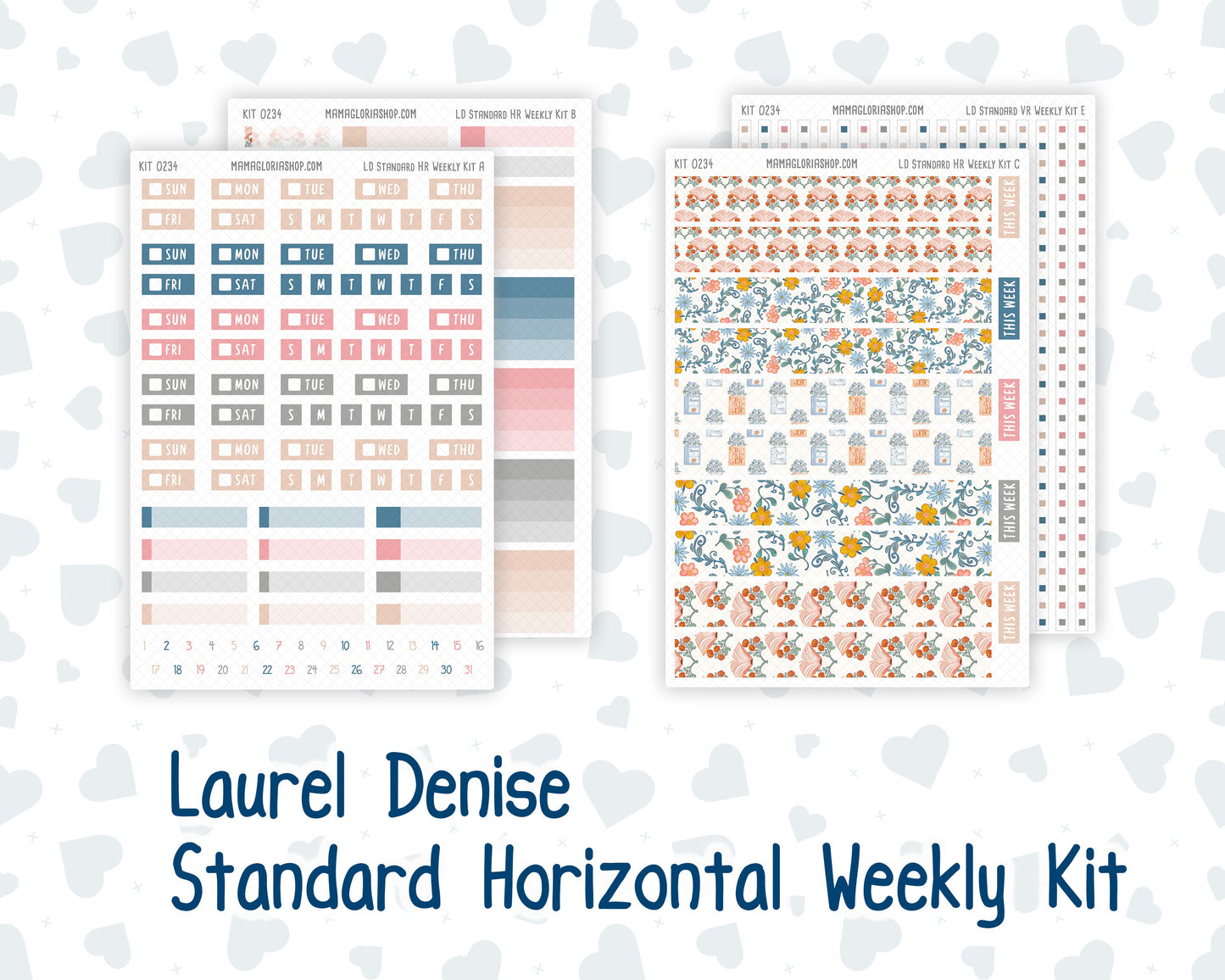 Kit 0234 - Laurel Denise Standard - Horizontal - Weekly Kit - September - REF - Kit 0234 – Reader’s Escape - September