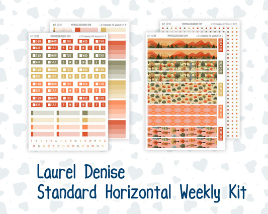Kit 0239 - Laurel Denise Standard - Horizontal - Weekly Kit - October - October Stroll