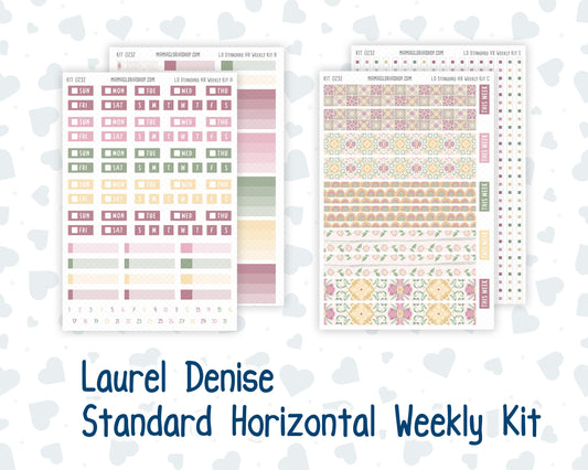 Kit 0232 - Laurel Denise Standard - Horizontal - Weekly Kit - September - Heirloom Garden