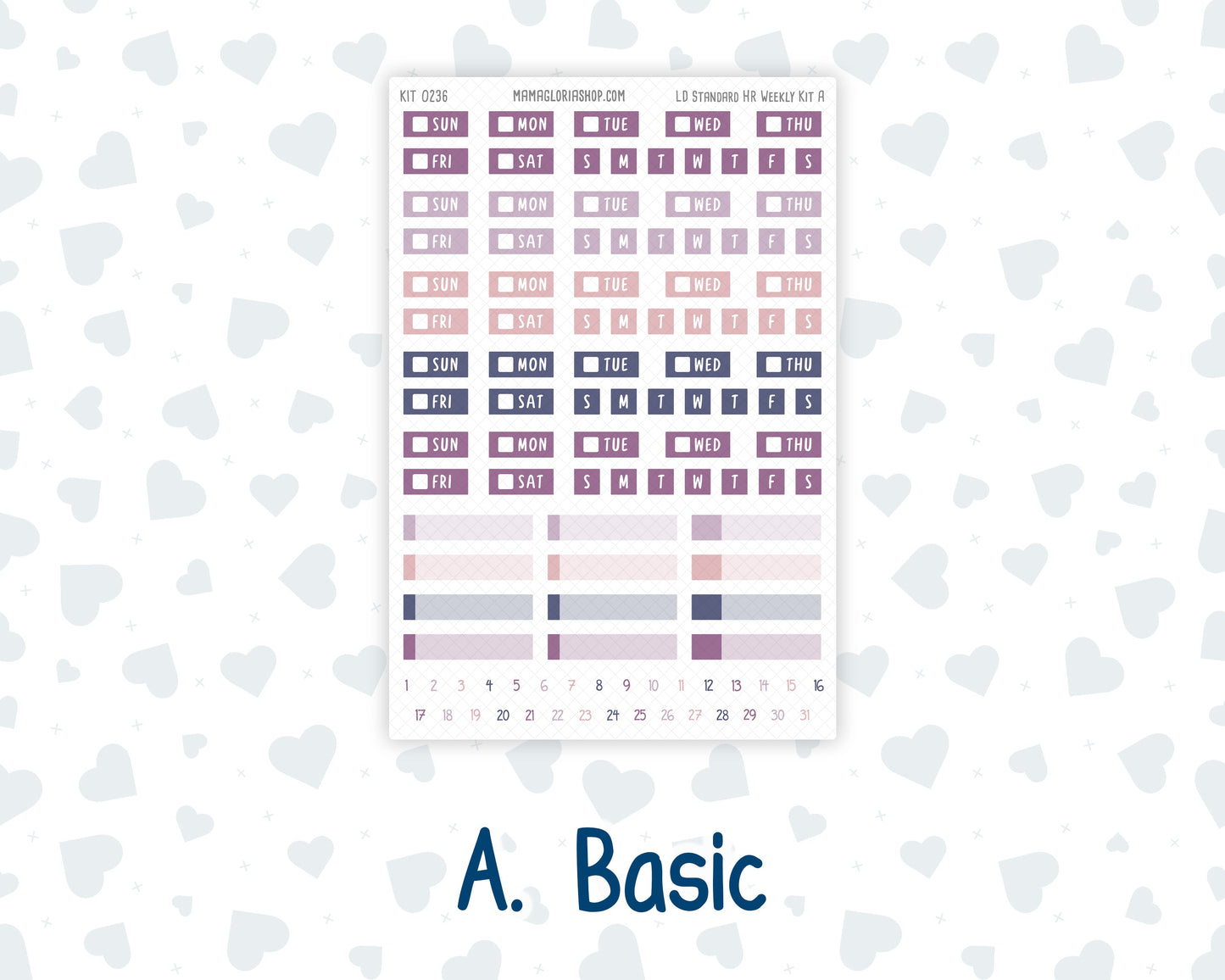 Kit 0236 - Laurel Denise Standard - Horizontal - Weekly Kit - October - Sweet & Spooky