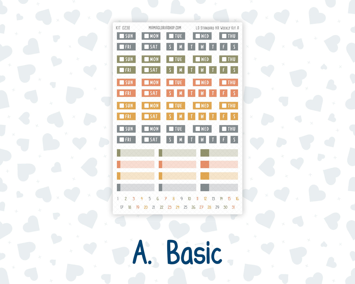 Kit 0238 - Laurel Denise Standard - Horizontal - Weekly Kit - October - Starry Autumn Nights