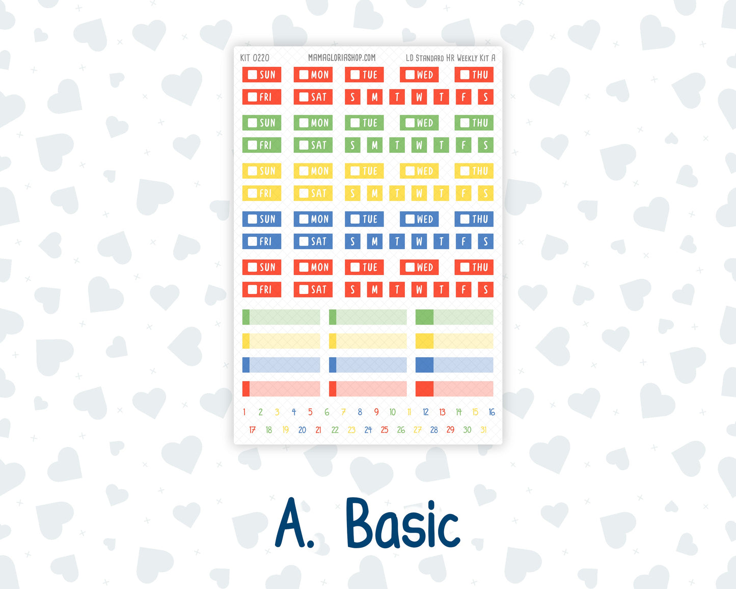 Kit 0220 - Laurel Denise Standard - Horizontal - Weekly Kit - June - June Berries