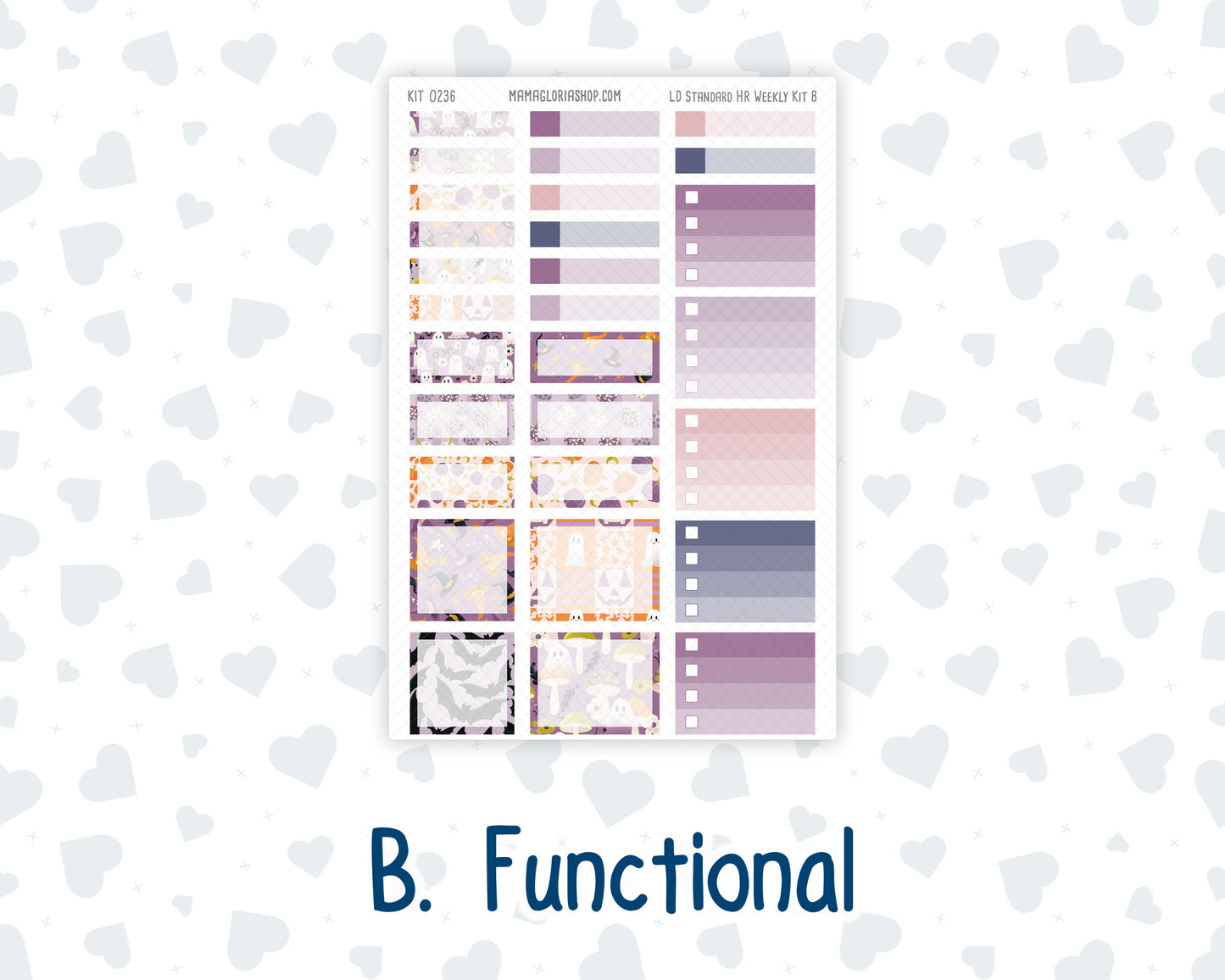 Kit 0236 - Laurel Denise Standard - Horizontal - Weekly Kit - October - Sweet & Spooky