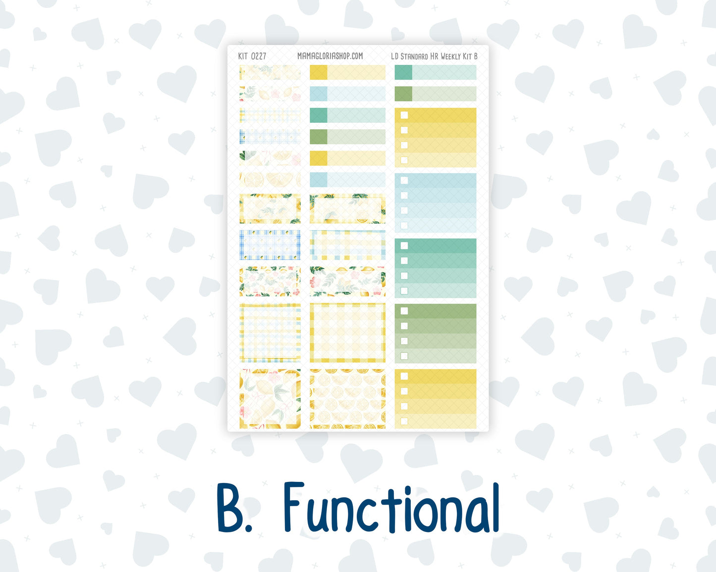Kit 0227 - Laurel Denise Standard - Horizontal - Weekly Kit - July - Lemon Grove
