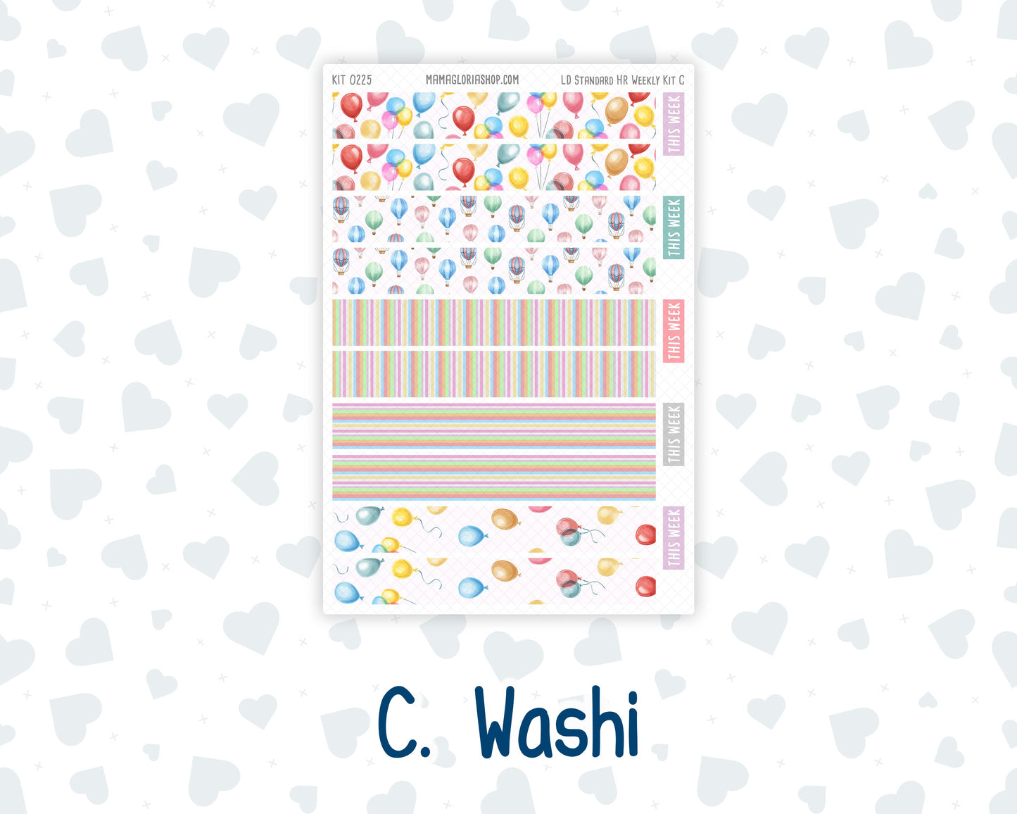 Kit 0225 - Laurel Denise Standard - Horizontal - Weekly Kit - July - Carnival Joy