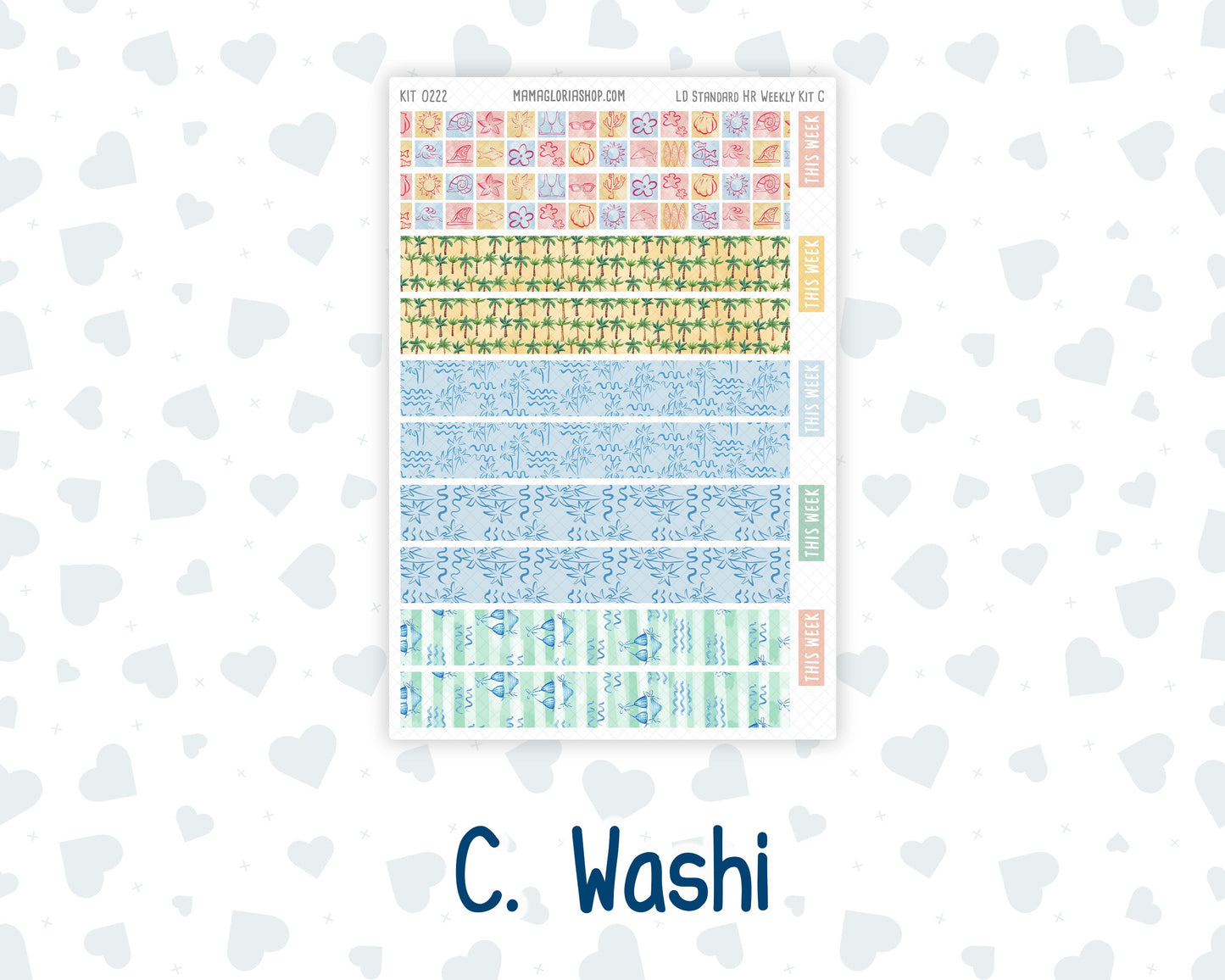 Kit 0222 - Laurel Denise Standard - Horizontal - Weekly Kit - June - Beach Day