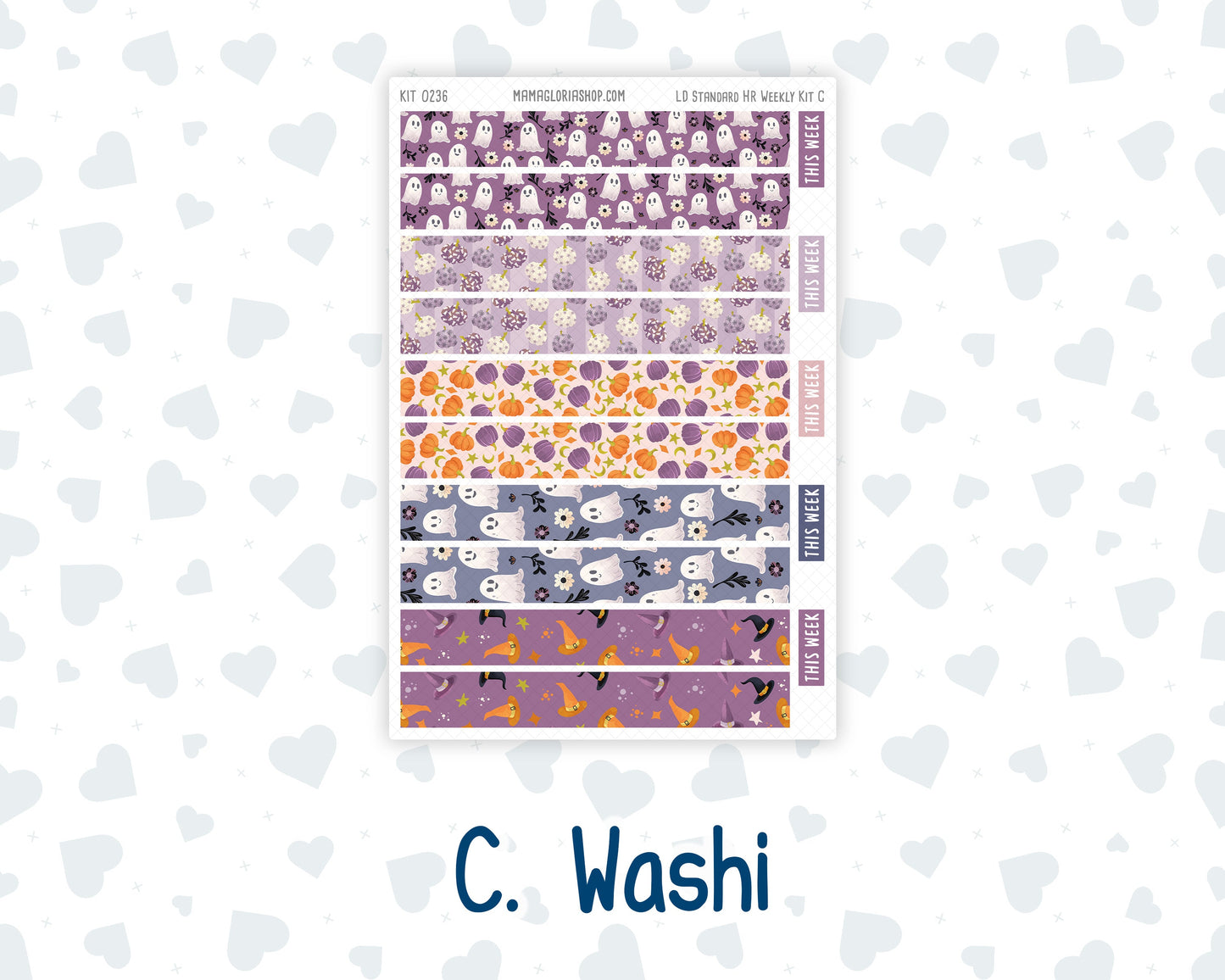 Kit 0236 - Laurel Denise Standard - Horizontal - Weekly Kit - October - Sweet & Spooky
