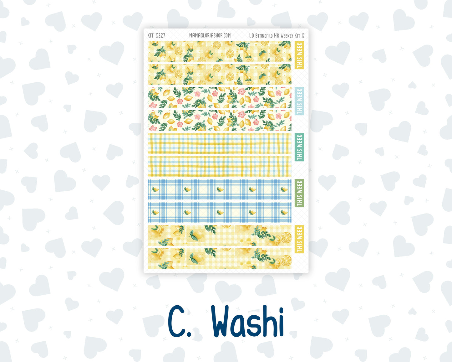 Kit 0227 - Laurel Denise Standard - Horizontal - Weekly Kit - July - Lemon Grove