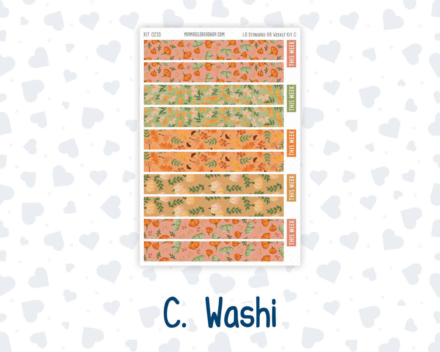 Kit 0233 - Laurel Denise Standard - Horizontal - Weekly Kit - September - Cinnamon Days