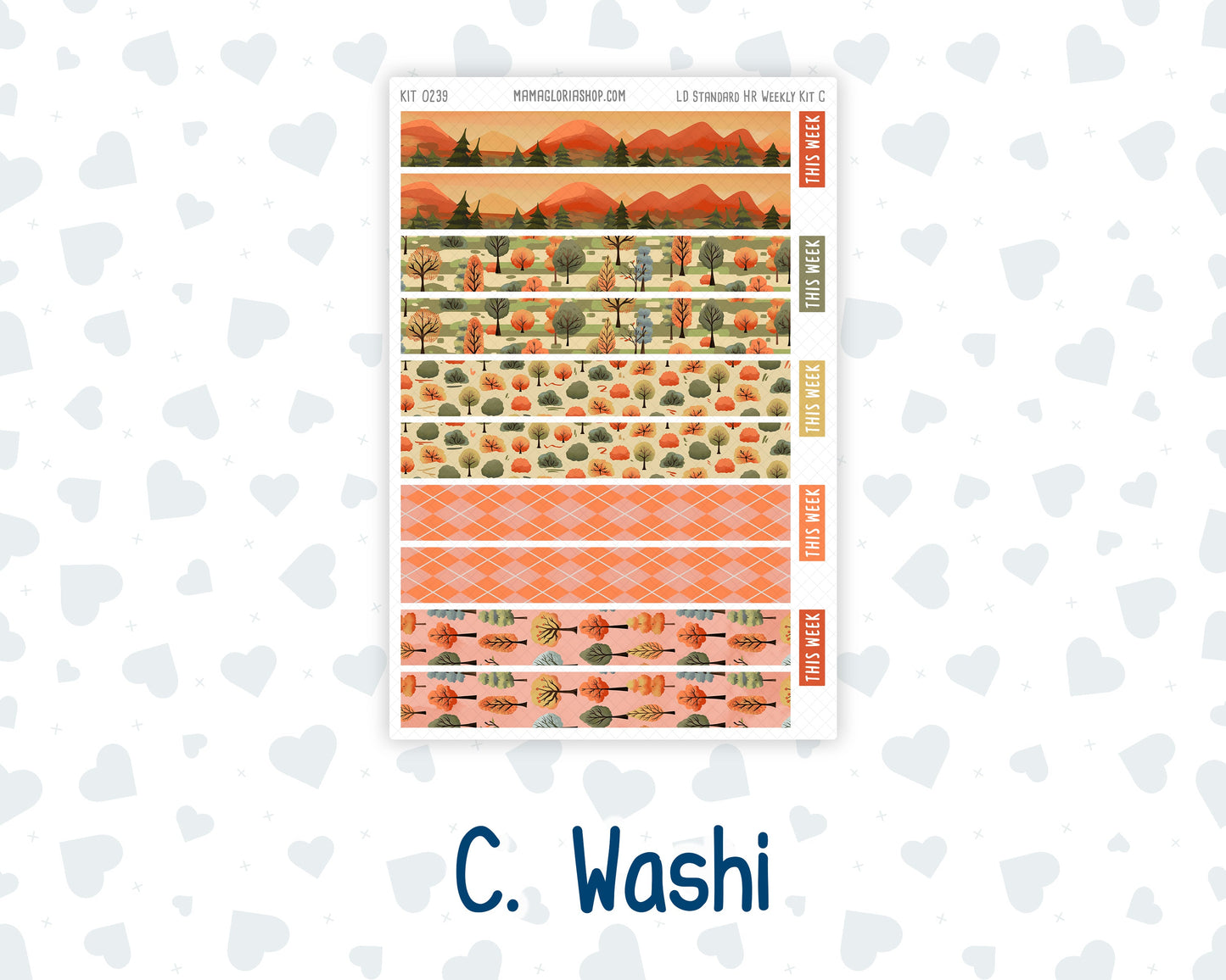 Kit 0239 - Laurel Denise Standard - Horizontal - Weekly Kit - October - October Stroll