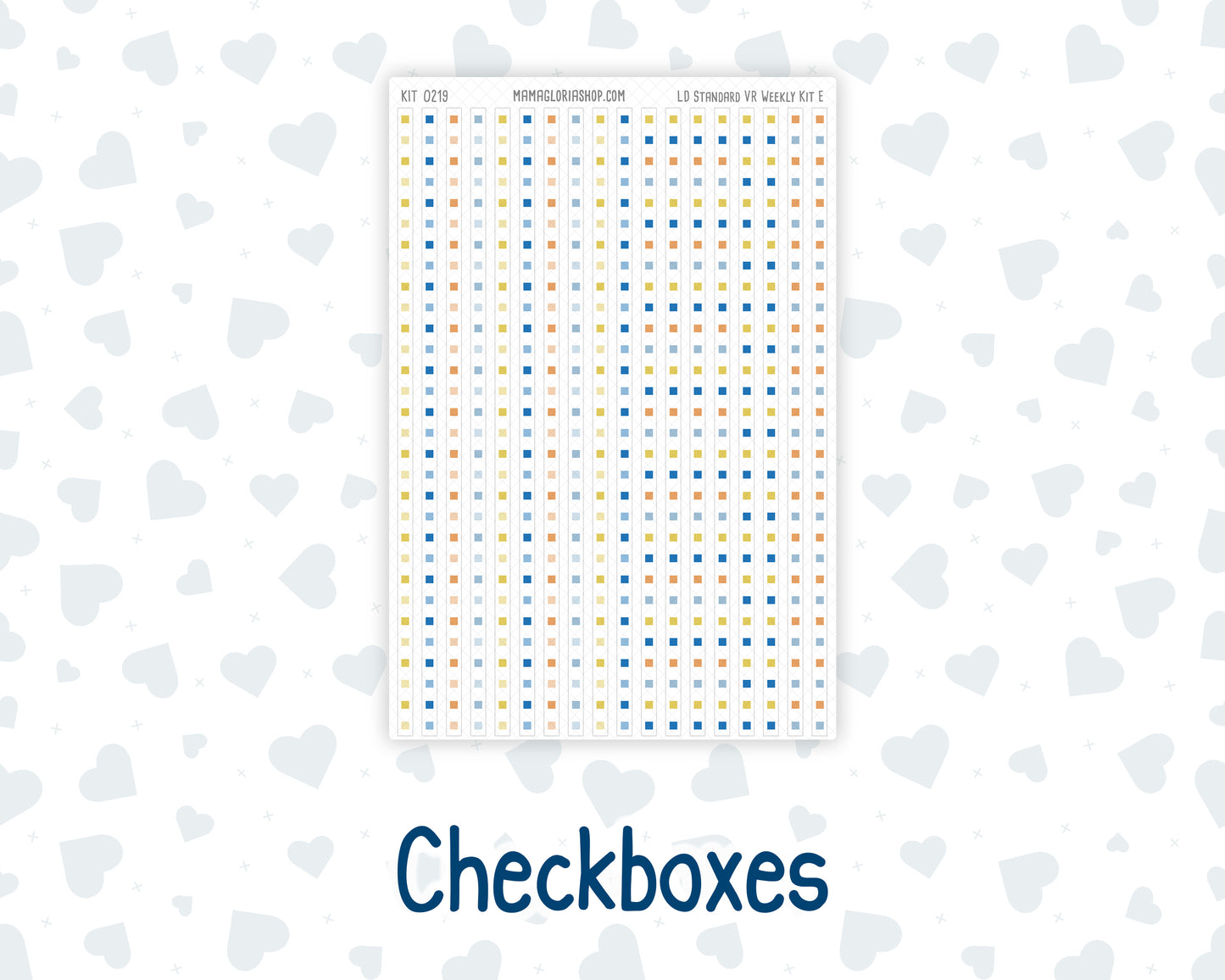 Kit 0219 Laurel Denise Standard Size – Weekly - Horizontal Layout - Bee's Business - May