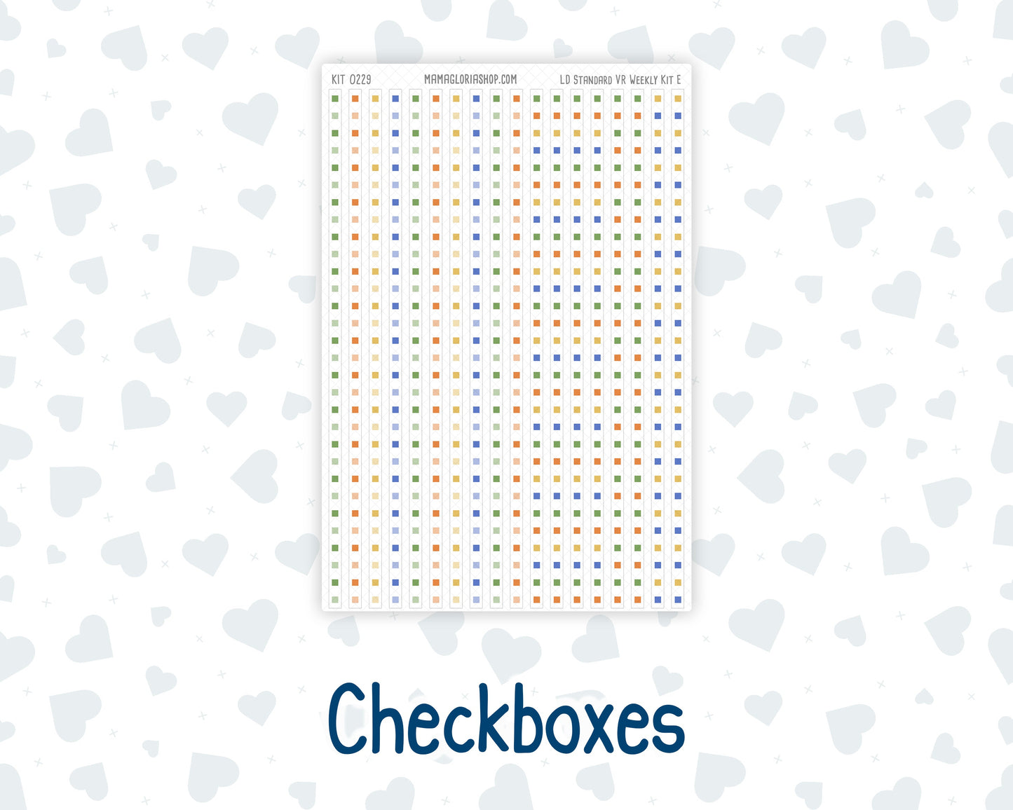 Kit 0229 - Laurel Denise Standard - Horizontal - Weekly Kit - August - Golden Faces
