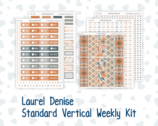 Kit 0237 - Laurel Denise Standard - Vertical - Weekly Kit - October - Forest Folk