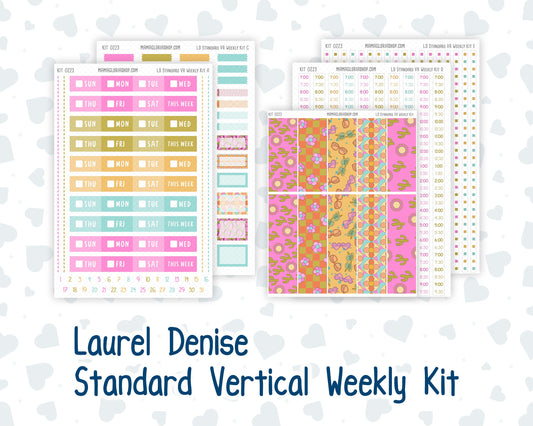 Kit 0223 - Laurel Denise Standard - Vertical - Weekly Kit - June - Route 66