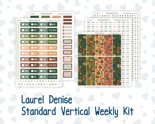 Kit 0242 - Laurel Denise Standard - Vertical - Weekly Kit - November - Cottage Autumn