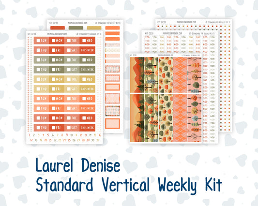Kit 0239 - Laurel Denise Standard - Vertical - Weekly Kit - October - October Stroll