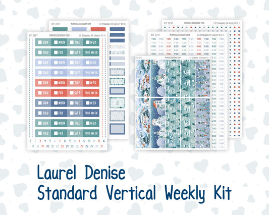 Kit 0247 - Laurel Denise Standard - Vertical - Weekly Kit - December - Snow Day Adventures