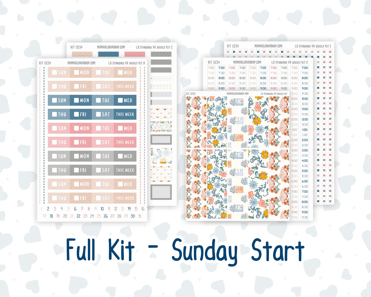Kit 0234 - Laurel Denise Standard - Vertical - Weekly Kit - September - REF - Kit 0234 – Reader’s Escape - September