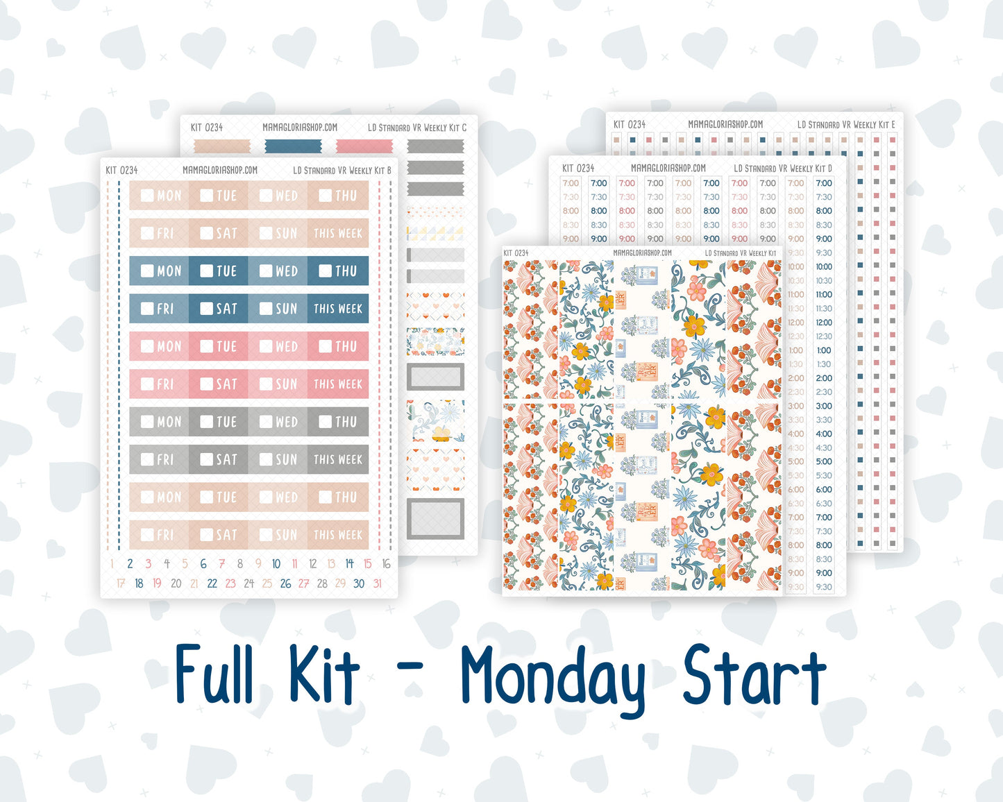 Kit 0234 - Laurel Denise Standard - Vertical - Weekly Kit - September - REF - Kit 0234 – Reader’s Escape - September