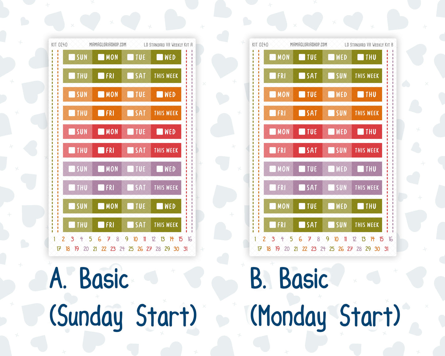 Kit 0240 - Laurel Denise Standard - Vertical - Weekly Kit - November - Cozy Thanksgiving