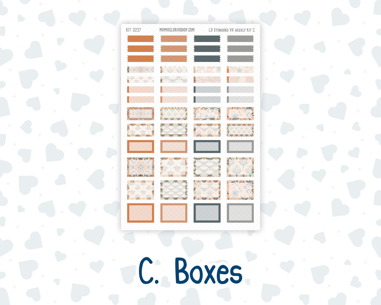 Kit 0237 - Laurel Denise Standard - Vertical - Weekly Kit - October - Forest Folk