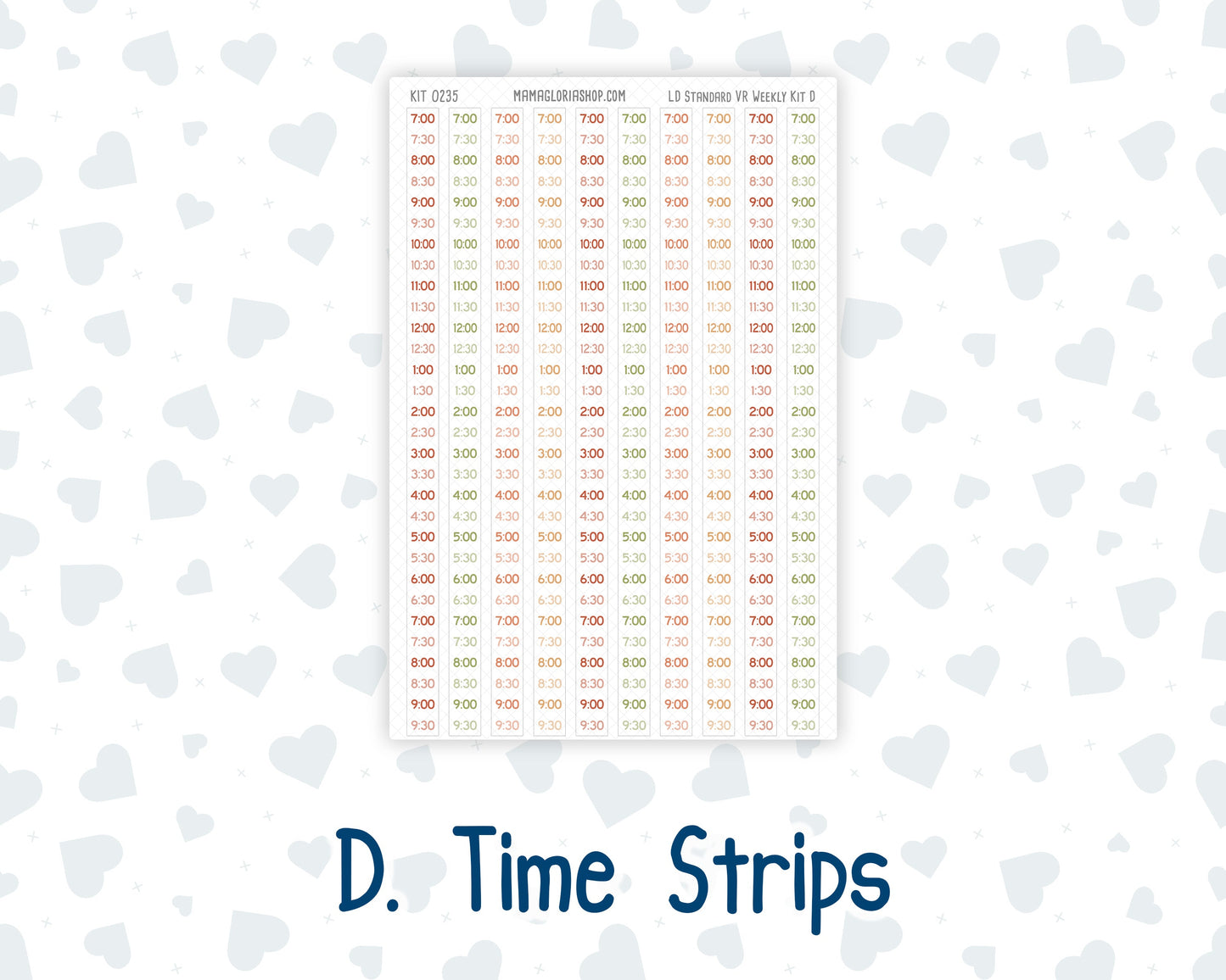 Kit 0235 - Laurel Denise Standard - Vertical - Weekly Kit - September - Apple Orchard