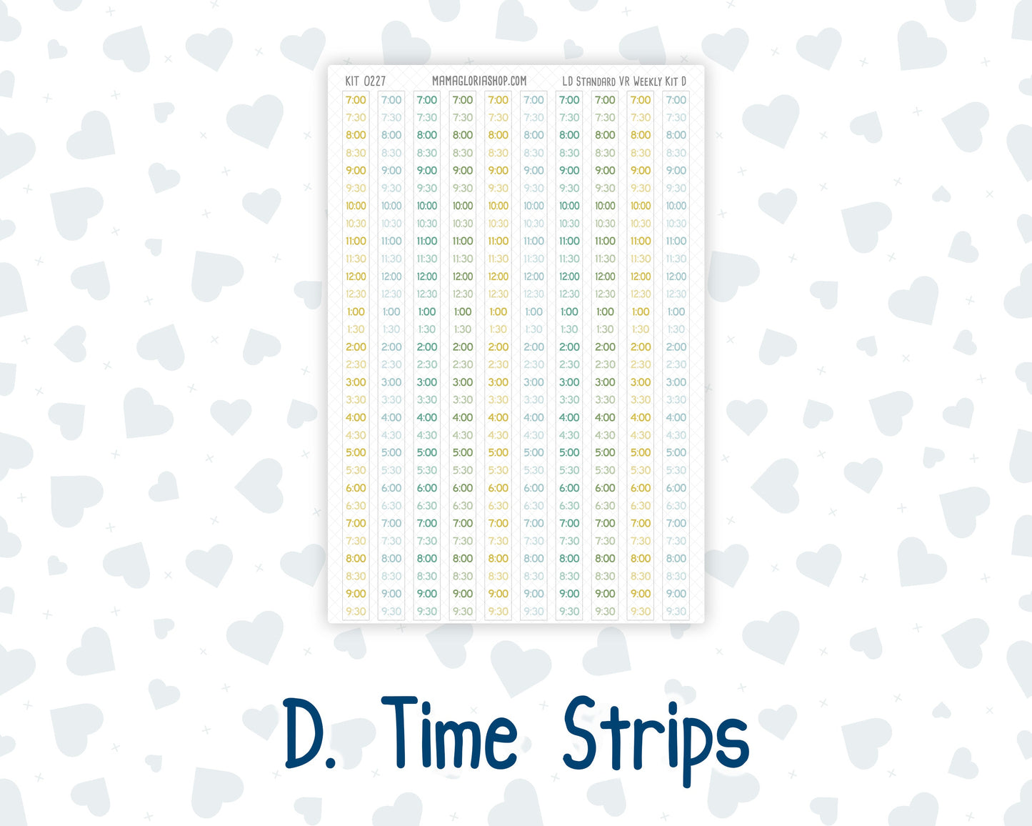 Kit 0227 - Laurel Denise Standard - Vertical - Weekly Kit - July - Lemon Grove