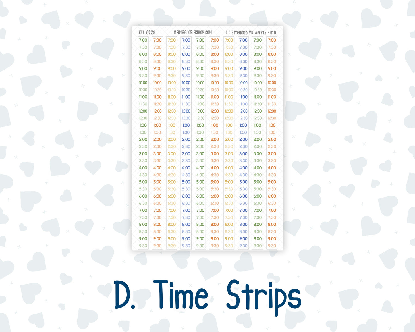 Kit 0229 - Laurel Denise Standard - Vertical - Weekly Kit - August - Golden Faces