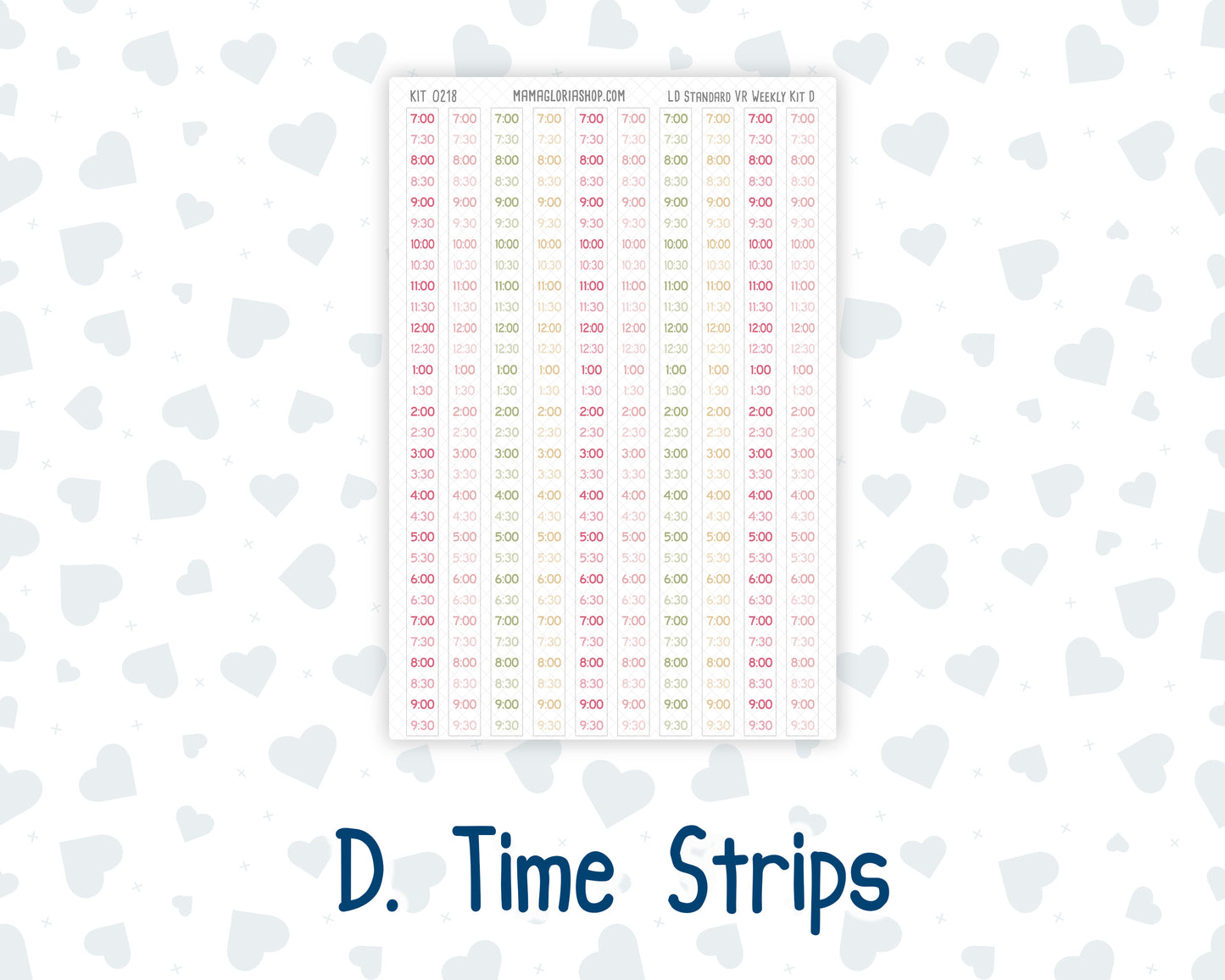 Kit 0218 Laurel Denise Standard Size – Weekly - Vertical Layout - Mother's Love - May
