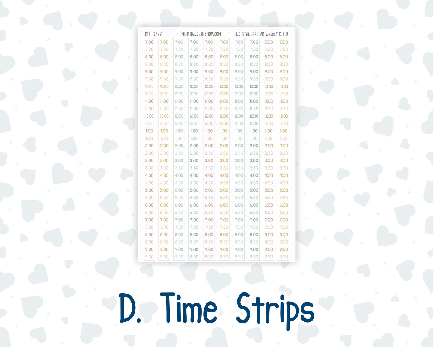Kit 0222 - Laurel Denise Standard - Vertical - Weekly Kit - June - Beach Day