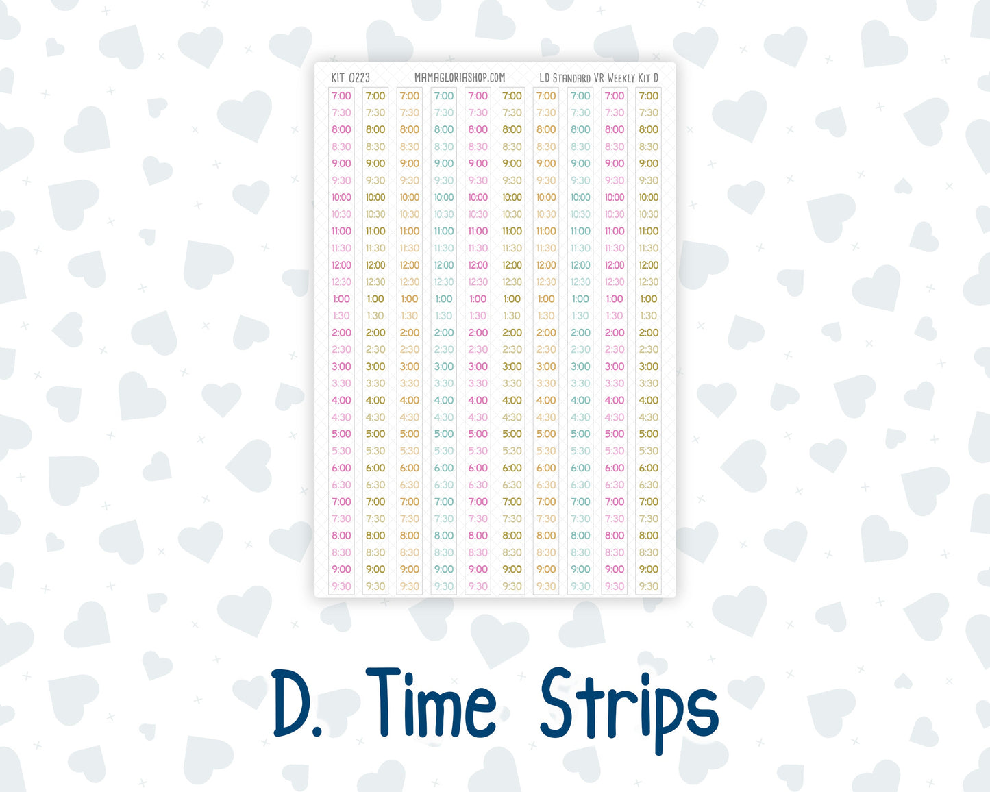 Kit 0223 - Laurel Denise Standard - Vertical - Weekly Kit - June - Route 66