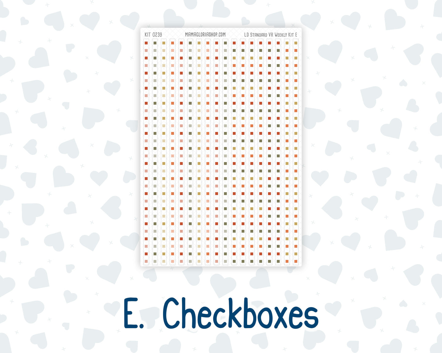 Kit 0239 - Laurel Denise Standard - Vertical - Weekly Kit - October - October Stroll