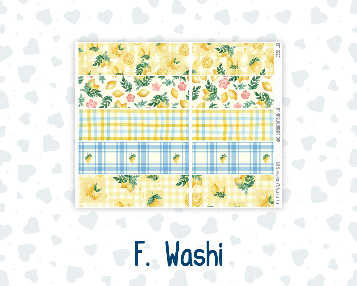 Kit 0227 - Laurel Denise Standard - Vertical - Weekly Kit - July - Lemon Grove
