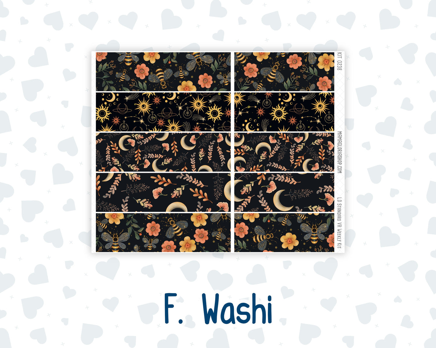 Kit 0238 - Laurel Denise Standard - Vertical - Weekly Kit - October - Starry Autumn Nights