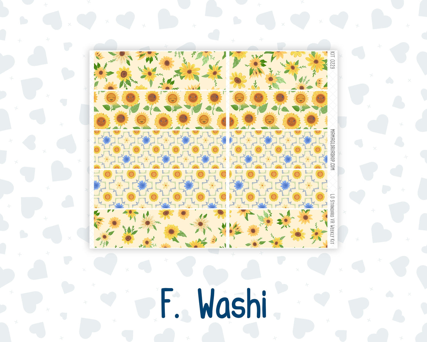 Kit 0229 - Laurel Denise Standard - Vertical - Weekly Kit - August - Golden Faces