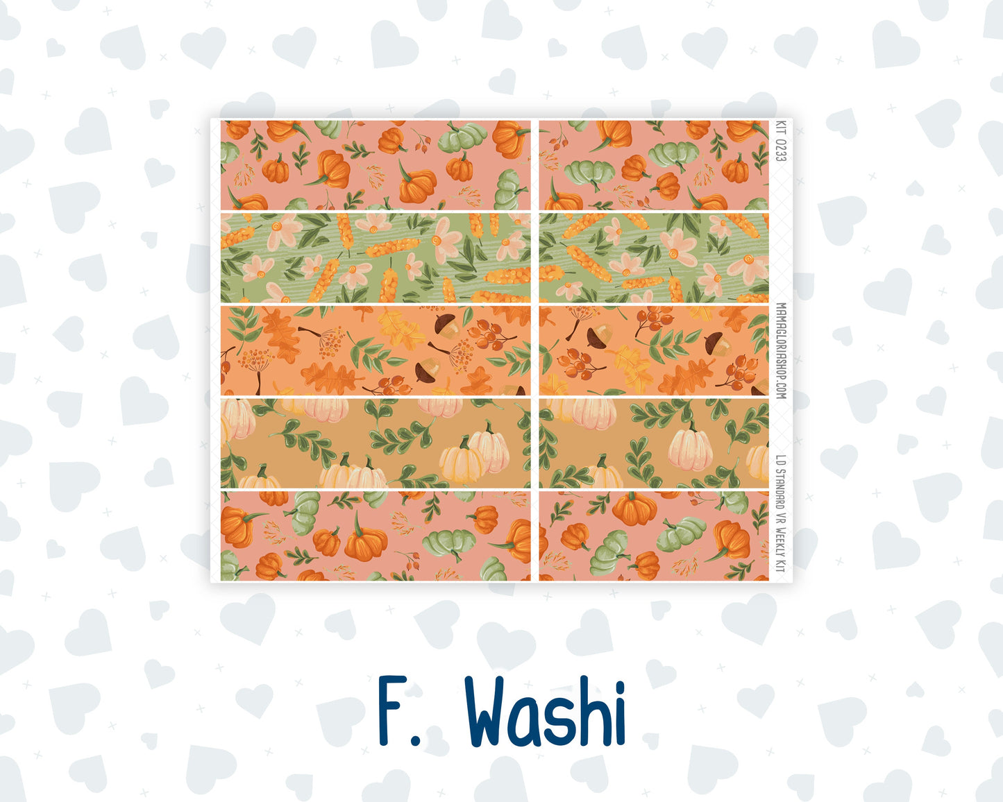 Kit 0233 - Laurel Denise Standard - Vertical - Weekly Kit - September - Cinnamon Days