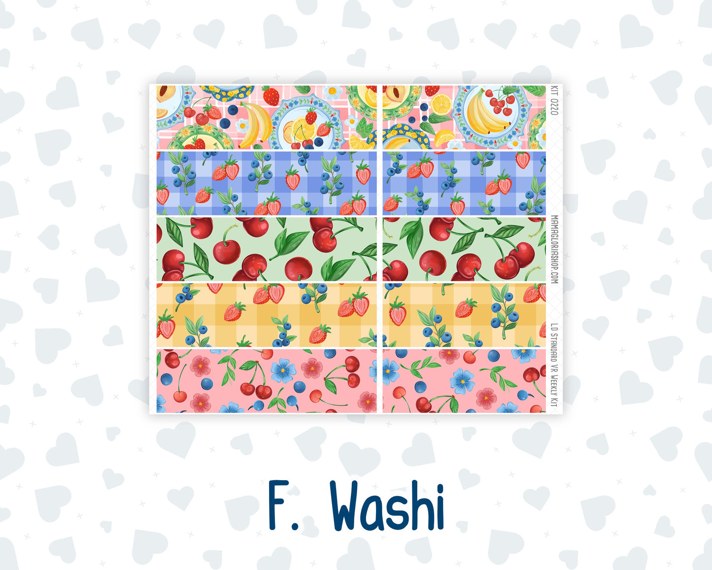 Kit 0220 - Laurel Denise Standard - Vertical - Weekly Kit - June - June Berries