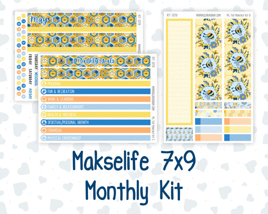 Kit 0219- 7x9 MakseLife - Monthly - Bee's Business- May