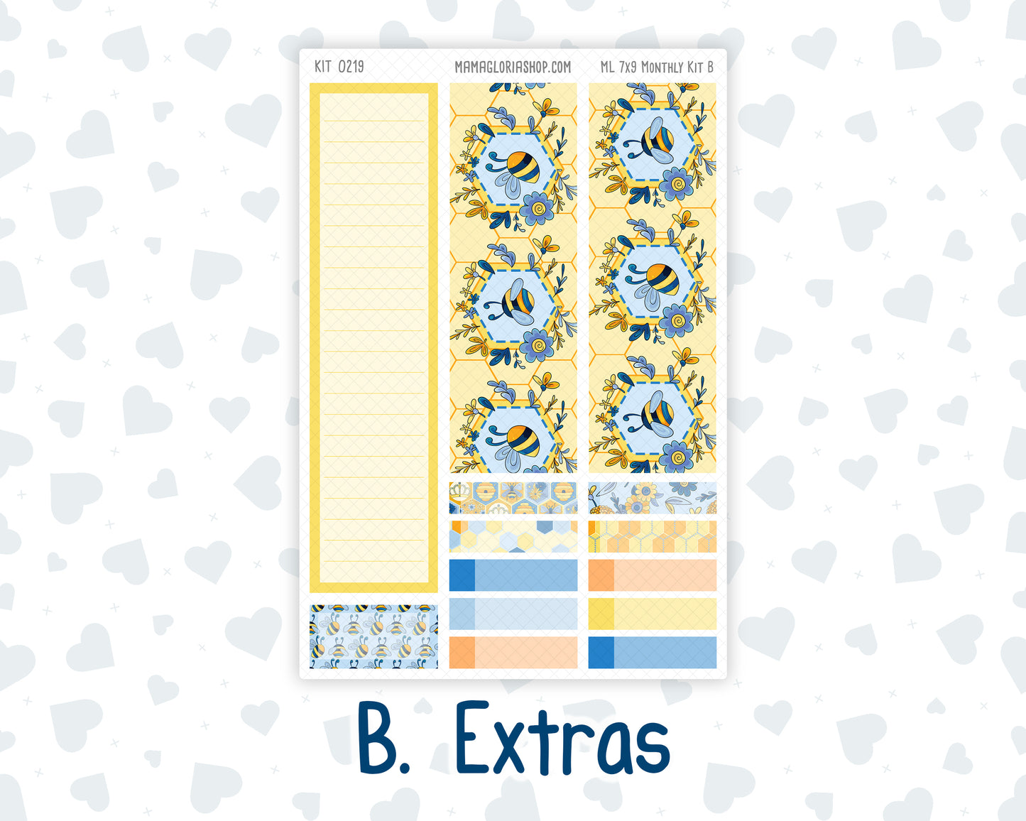 Kit 0219- 7x9 MakseLife - Monthly - Bee's Business- May