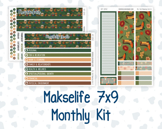 Kit 0242 - 7x9 - MakseLife - Monthly Kit - November - Cottage Autumn