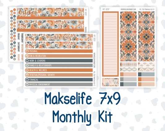 Kit 0237 - 7x9 - MakseLife - Monthly Kit - October - Forest Folk