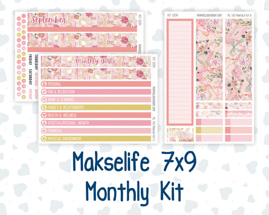 Kit 0294 - 7x9 - MakseLife - Monthly Kit - September - Rosy Reveria